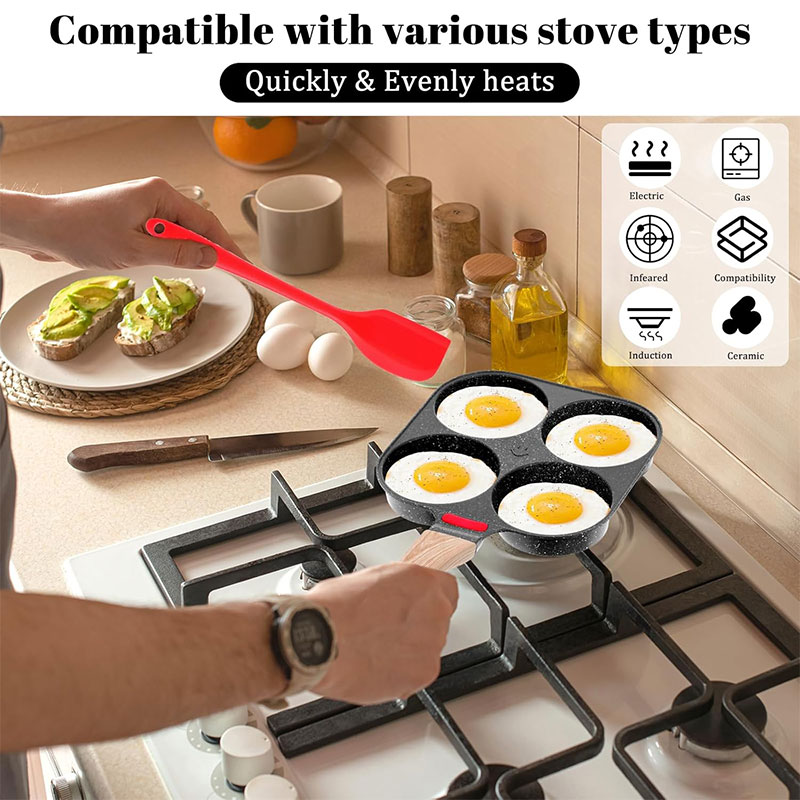 Deepened Egg Frying Pan with L - Mini Pancake Griddle recensie en prijs