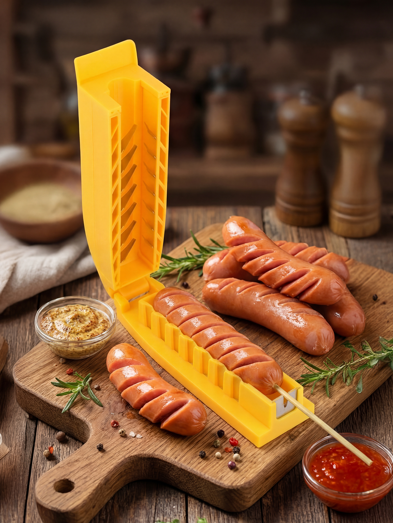 Manual Sausage Slicing Tool Re - Hot Dog Press recensie en prijs
