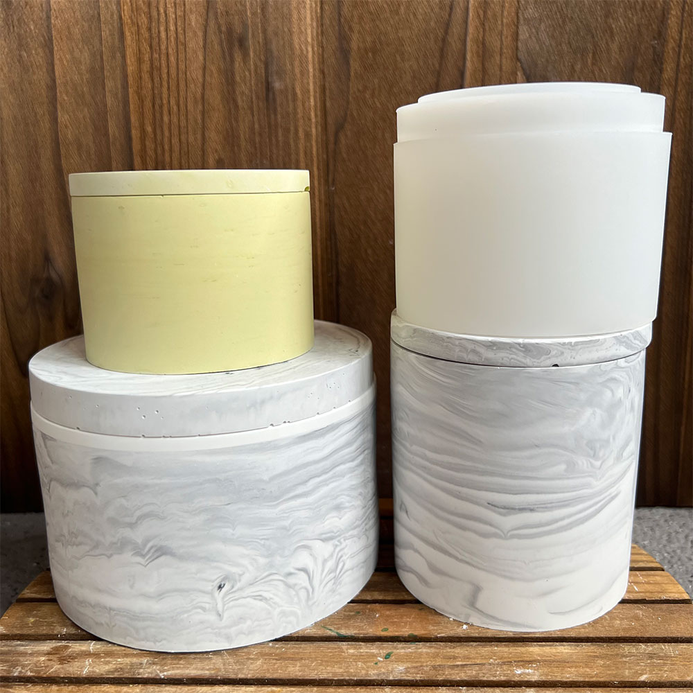 Round Cement Candle Canister S - Potsticker Mold recensie en prijs