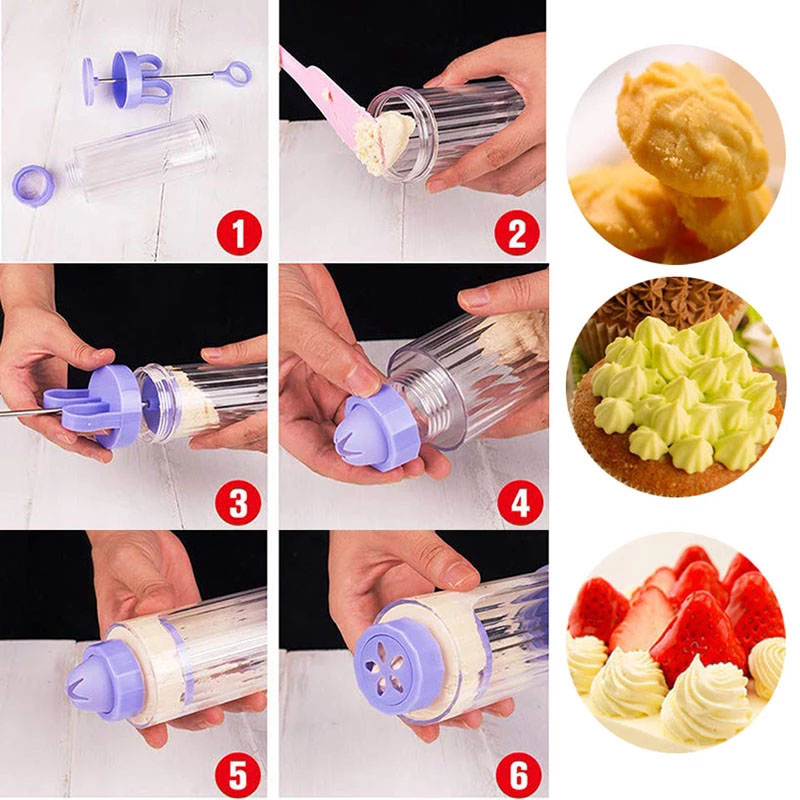 BOZZH DIY Manual Cookie Press  - Churros Maker Gun recensie en prijs