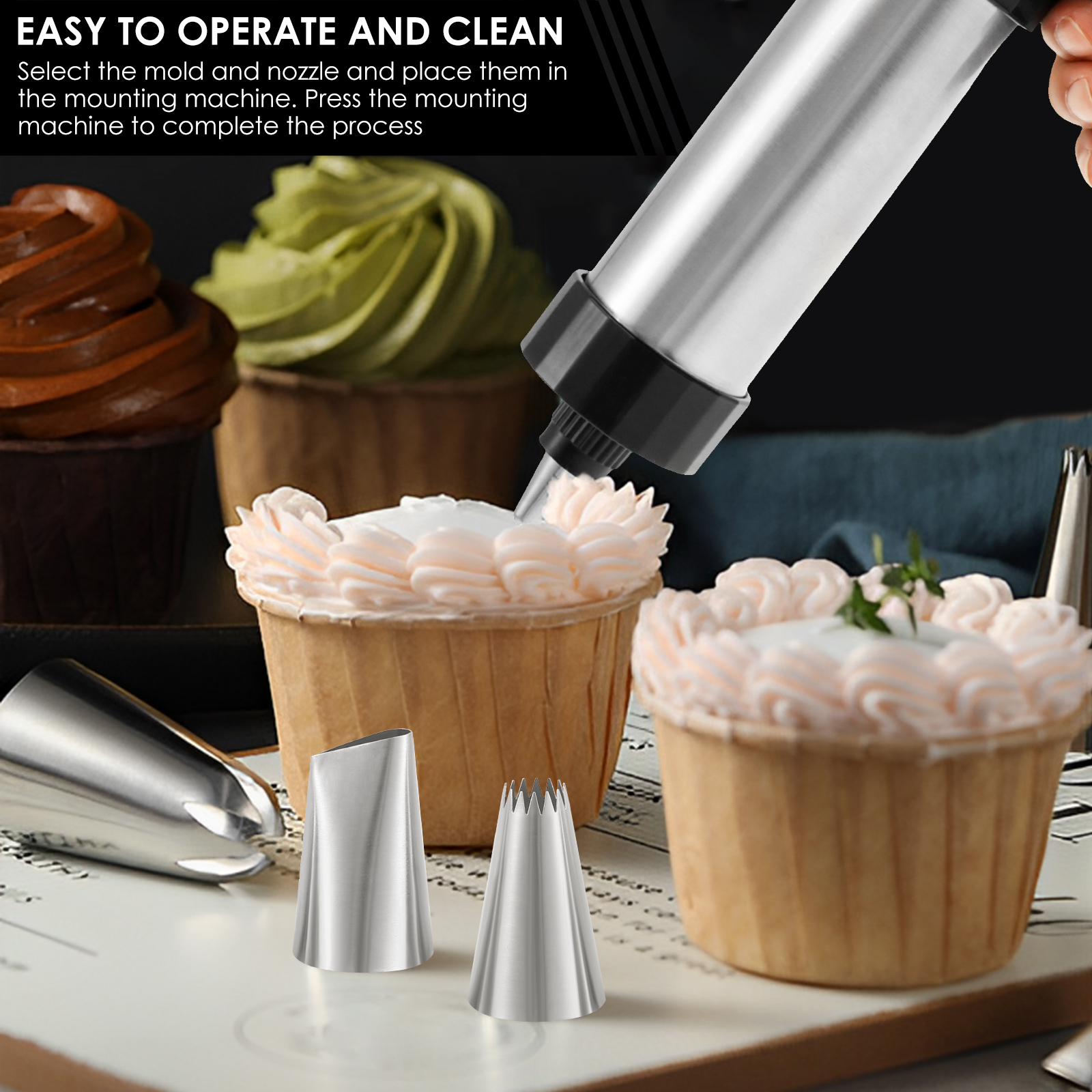 Stainless Steel Cookie Gun Chu - Churros Maker Gun recensie en prijs