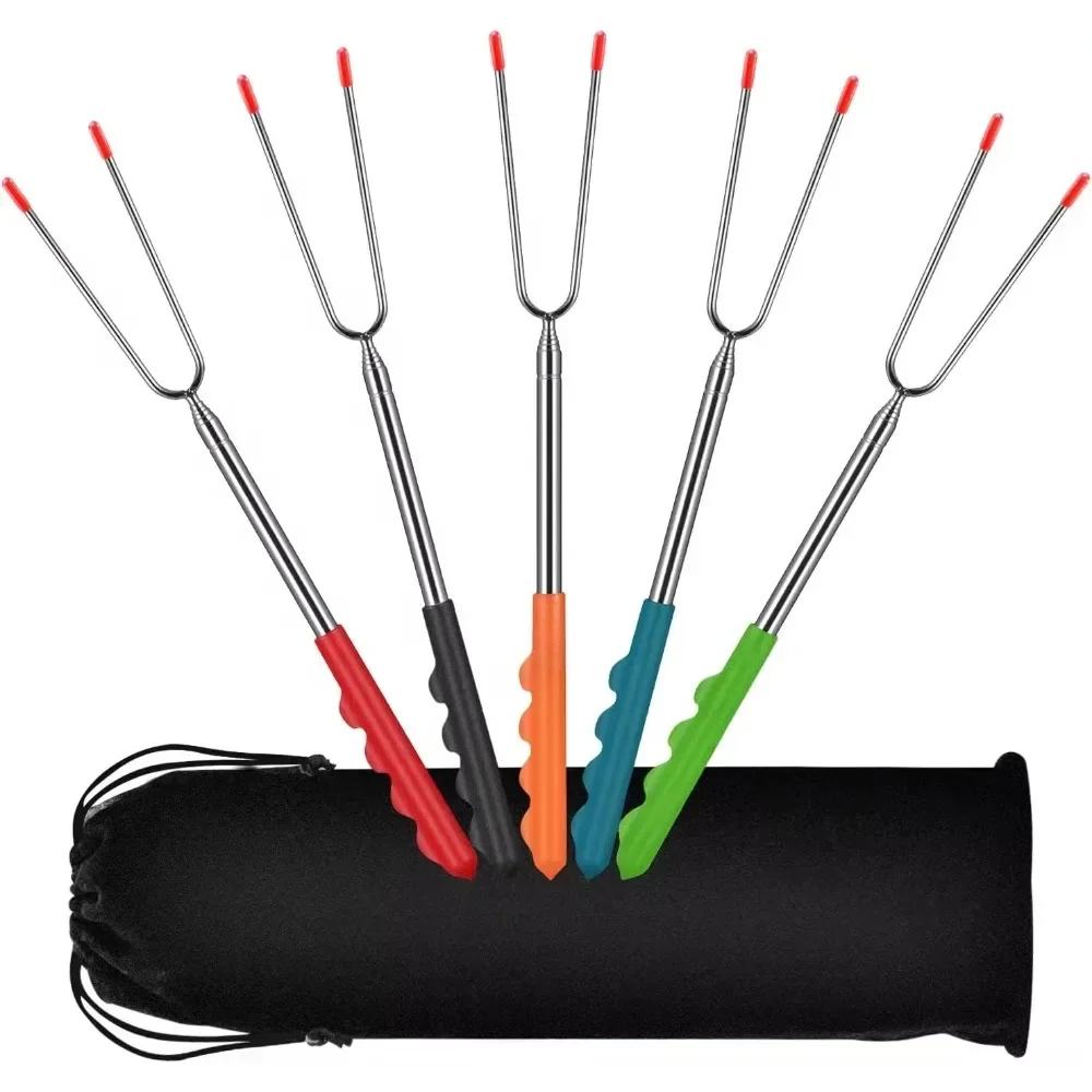 New BBQ Forks Telescopic  Barb - Corn Dog Stick recensie en prijs