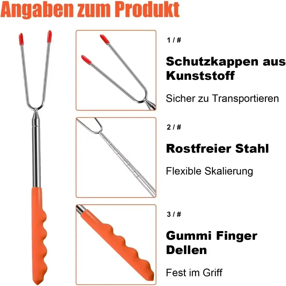 New BBQ Forks Telescopic  Barb - Corn Dog Stick recensie en prijs